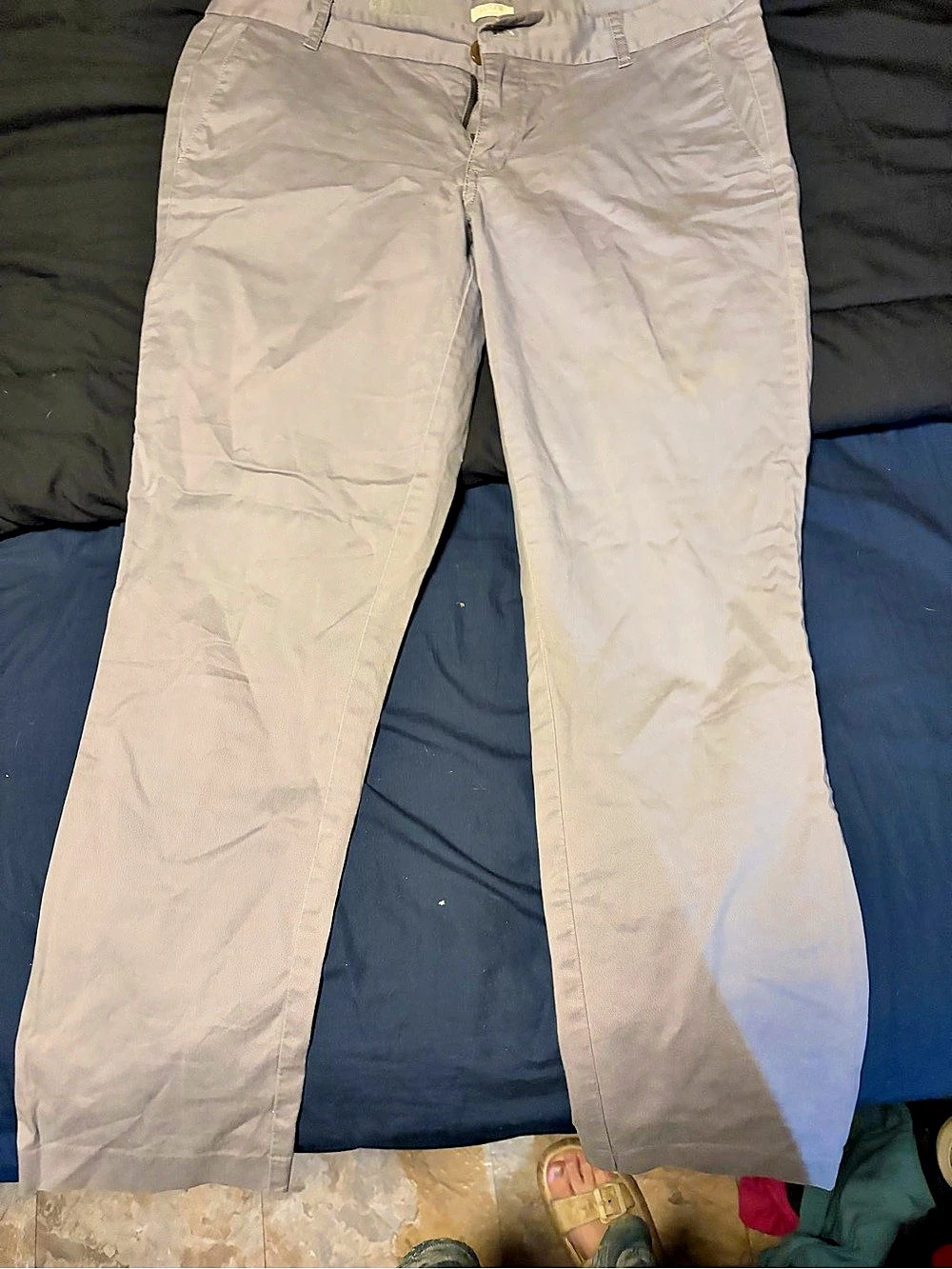 J.Crew Gray Stretch Pants